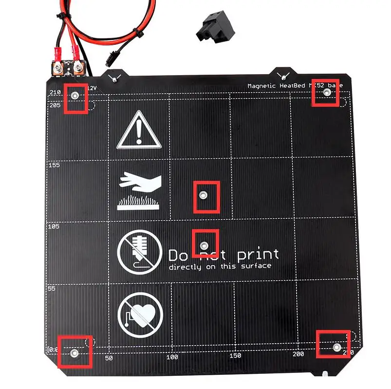 Клонированный Prusa i3 MK2/S до MK2.5S комплект обновления с MK52 12V heatbed Sunon v2 5V вентилятор