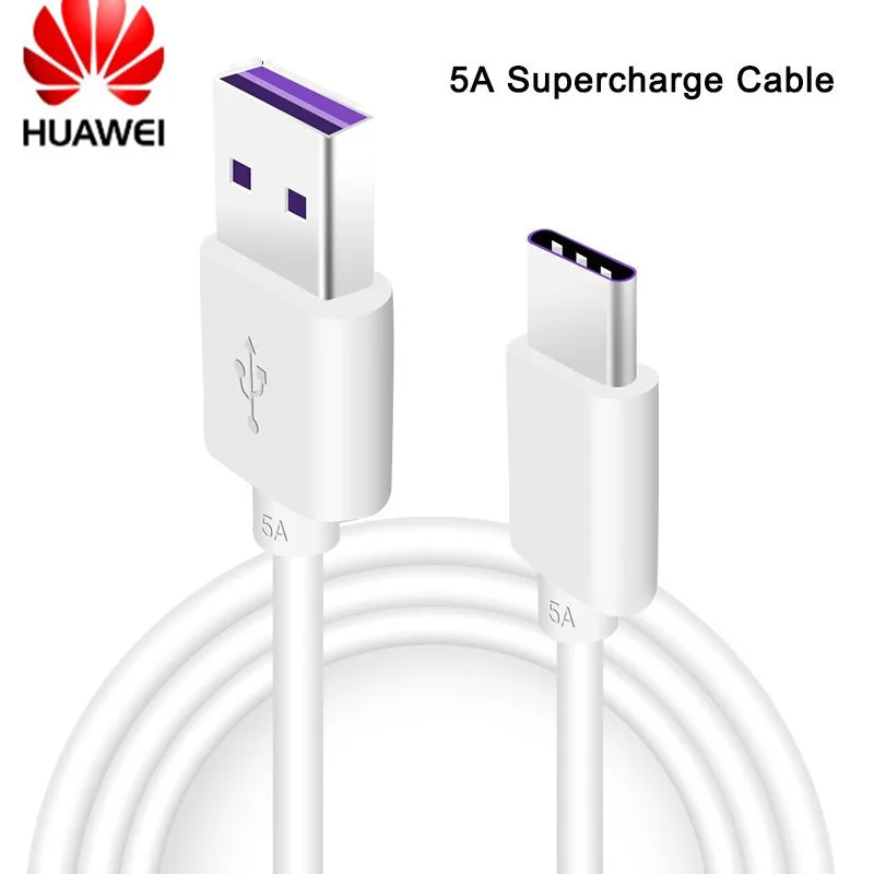 Оригинальный Huawei 5A Supercharge кабель супер быстрый заряд USB C для P40 P30 P20 Pro Honor 20 30 V20 V10 V9