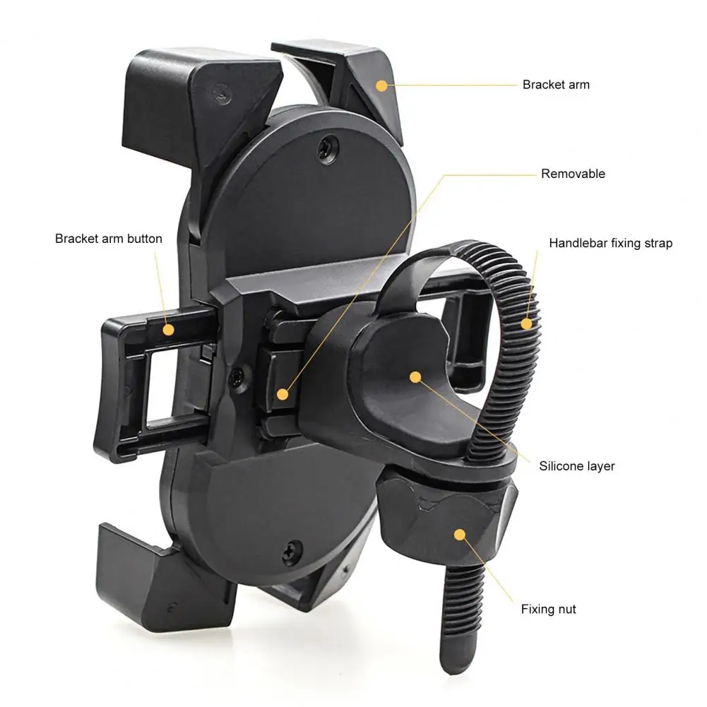 

Motorcycle Bicycle Handle Mount 4.5-7inch Mobile Phone Support Stand Bracket
