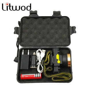 Litwod Z20 светодиодный ИК-датчик движения, налобный фонасветильник, перезаряжаемый фонасветильник, налобный фонарь, лампа для улицы, кемпинга, рабосветильник щения