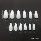 600 шт.пакет искусственный Новый ABS накладные ногти натуральныепрозрачные длинные салонные акриловые Типсы для ногтей УФ-гель для ногтей маникюра