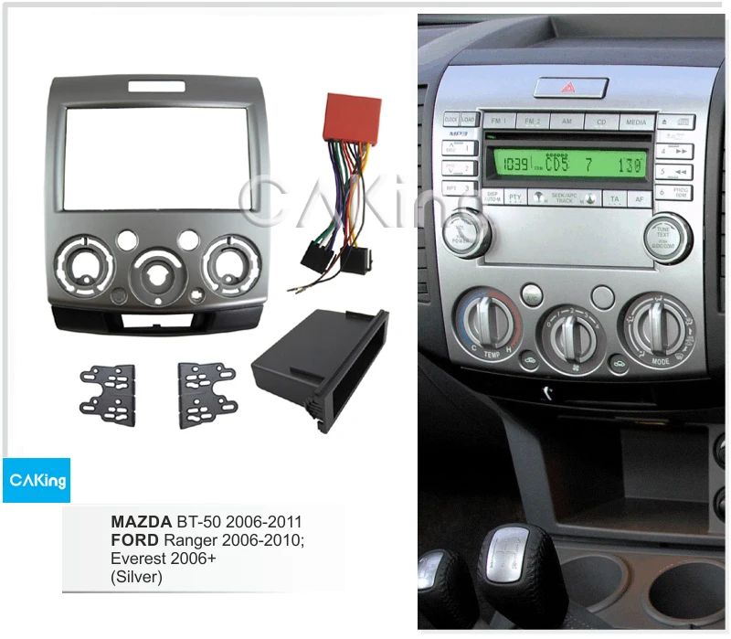 Автомобильная панель Fascia Для FORD Ranger 2006 2011 Everest 2013 / MAZDA BT 50 рамка комплект для