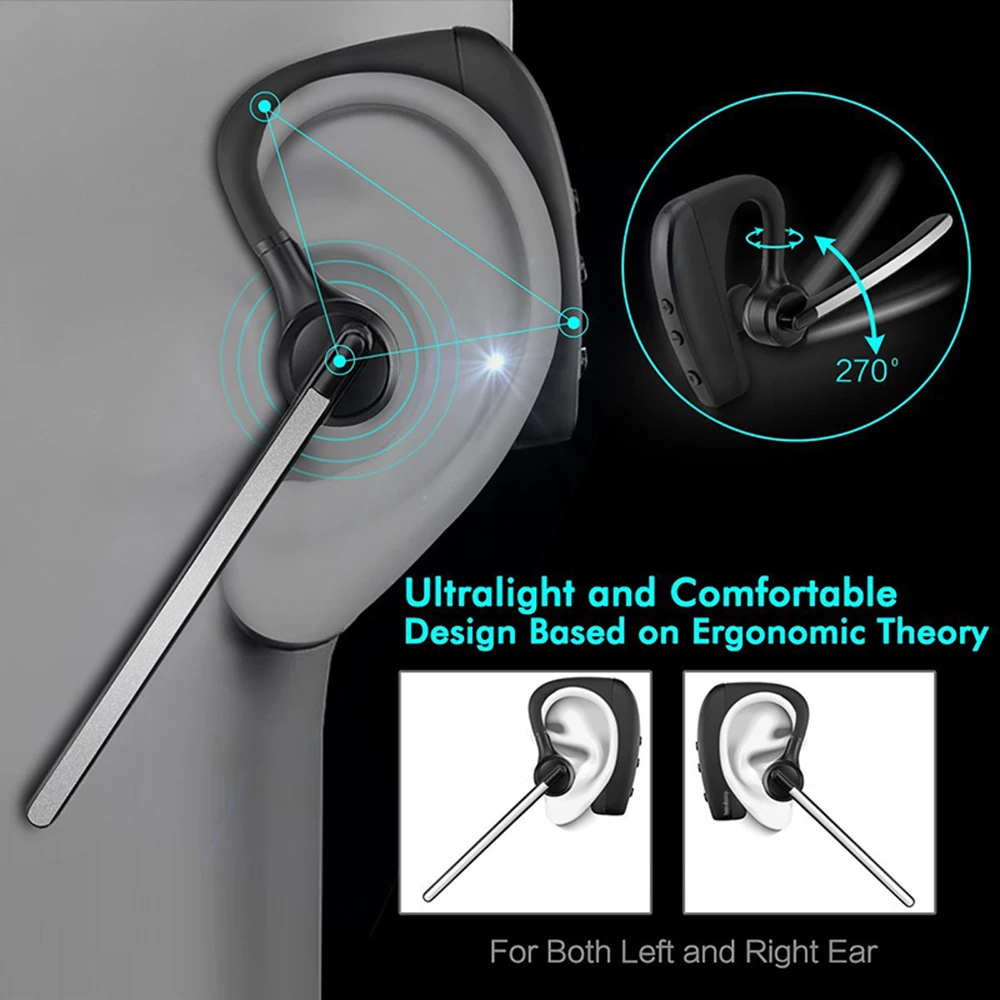 K10 Bluetooth наушники Беспроводной стерео хэндс-фри набор Шум шумоподавления Бизнес