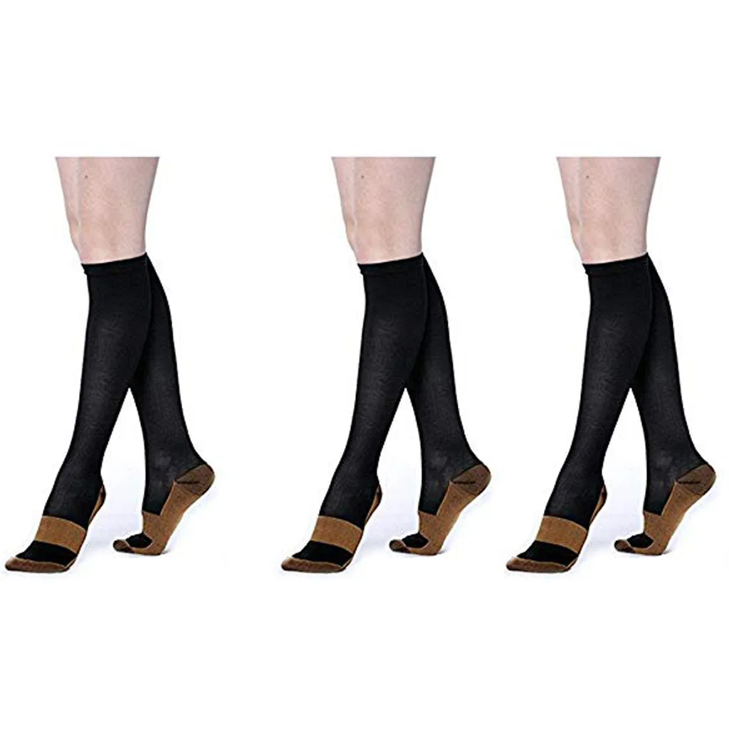 3 шт. хлопковые мужские и женские гольфы дышащие однотонные для бега Спортивные