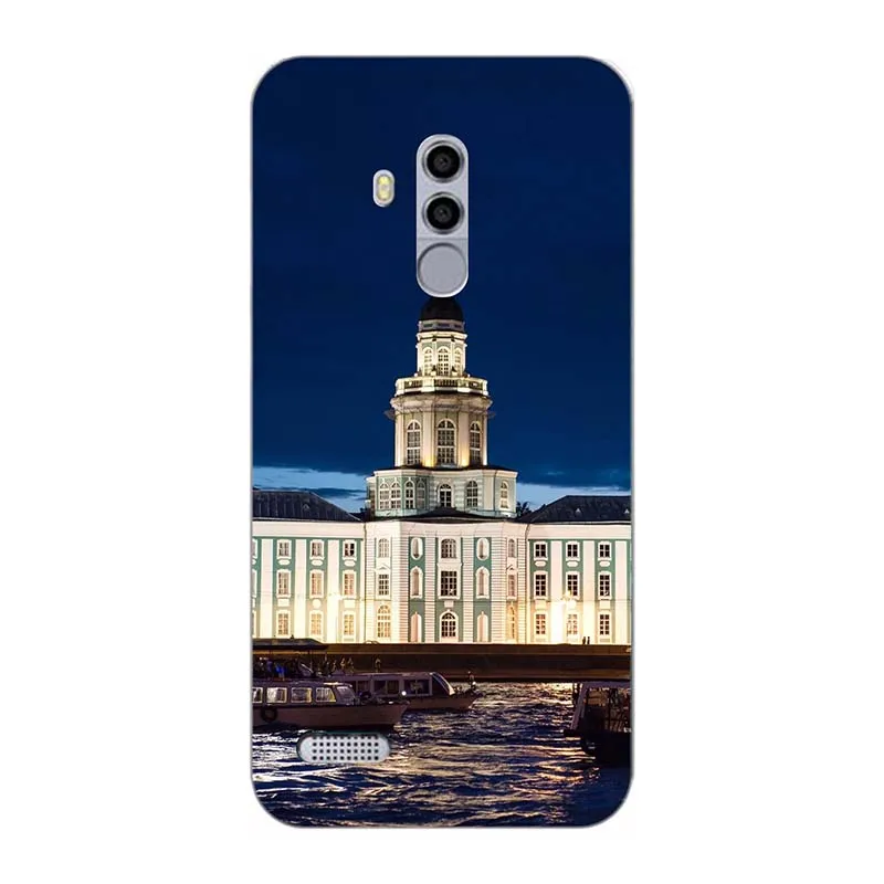 A089 Мягкий чехол из ТПУ с принтом для Leagoo T8S оригинальные чехлы для телефона силиконовые чехлы цветок Para красочные Coque для Leagoo T8 S HD - Цвет: A089