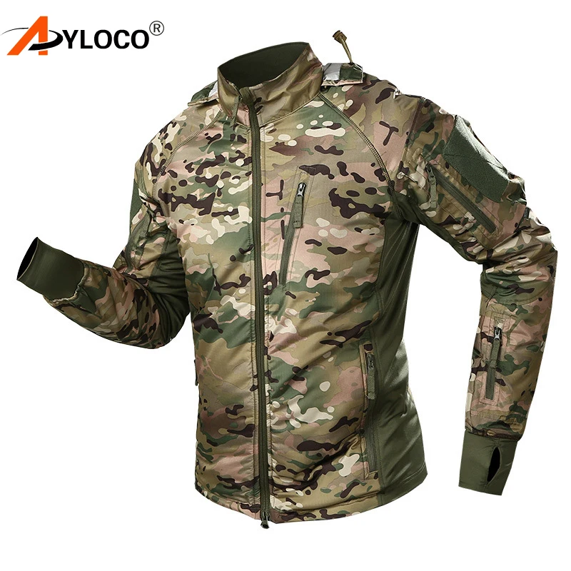 

Куртка мужская камуфляжная, зимняя, теплая, с капюшоном