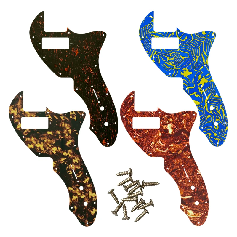 

Feiman Custom Guitar Parts For US Minni Tele 69 Guitar Pickguard With Humbucker Scratch Plate, Multi Color Choice Flame Pattern