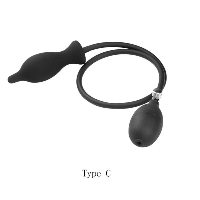 Анальная пробка надувной расширяемый с насосом фаллоимитатор товары для