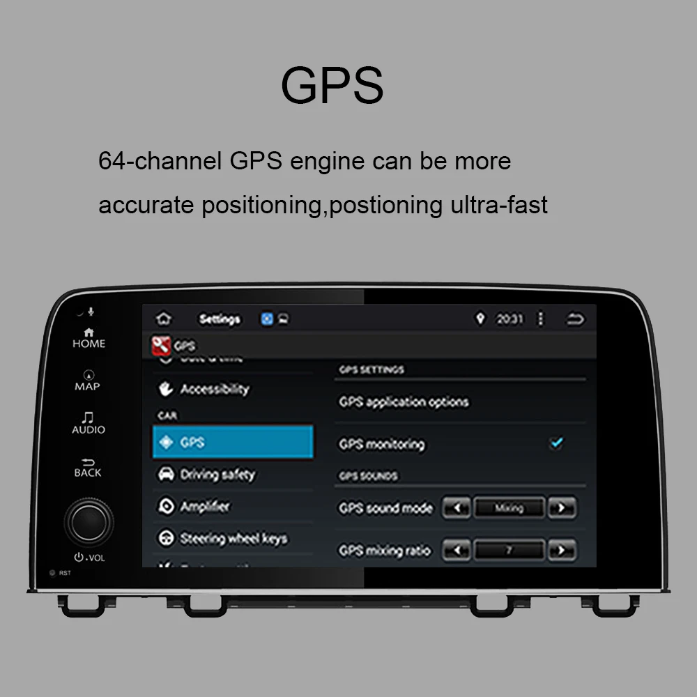 9 &quotАвтомобильный GPS-навигатор для HONDA CRV 2017-2022 автомобильное радио стерео видео