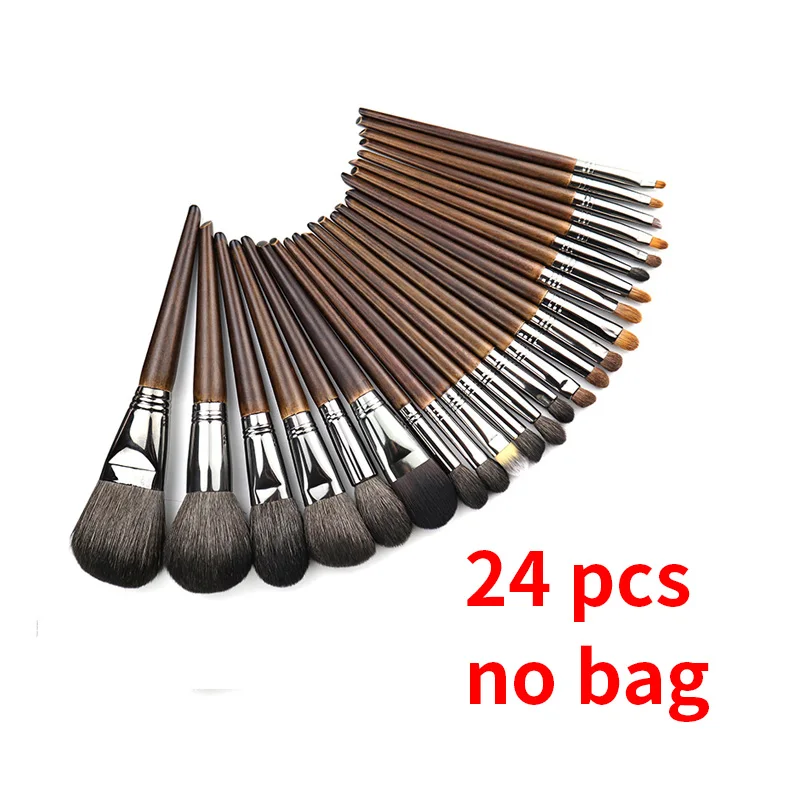 24 pcs no bag OVW 5/18/24/набор кистей для макияжа, теней для растушевки кисти для глазури, прецизионный шейдер кисти для makiyazha glaz brochas maquillaje - Handle Color: 24 pcs no bag