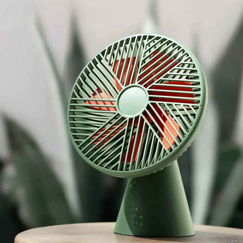 SOTHING Настольный вентилятор тропическая версия бесшумный съемный перезаряжаемый