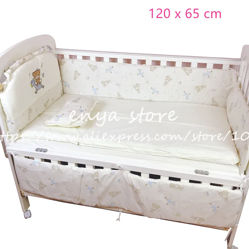 Комплект постельного белья для младенцев детская кроватка подушка матрас задняя