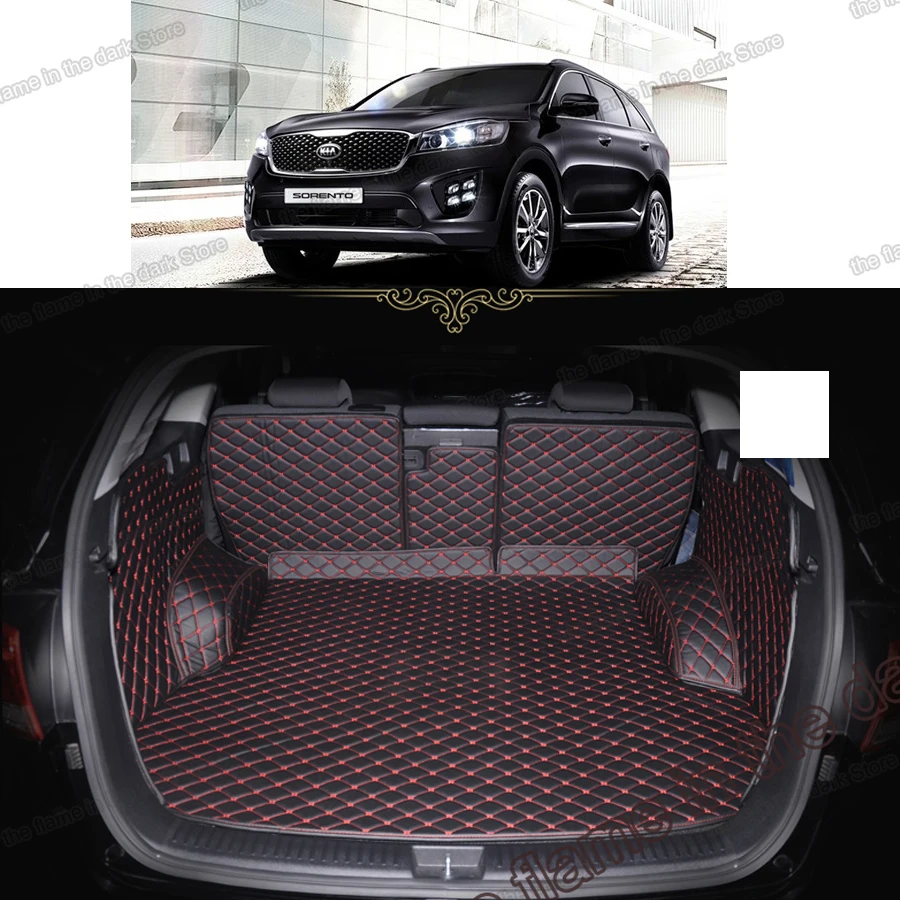 Кожаный коврик lsrtw2017 для багажника kia sorento prime груза 2015 2016 2017 2018 2019 2020 ковер