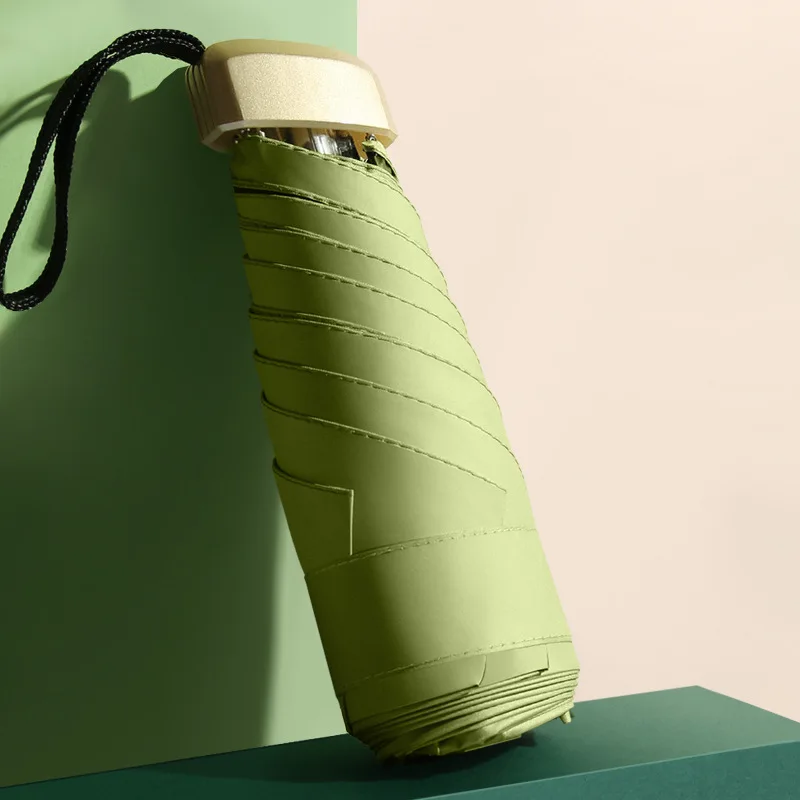 Новый анти УФ Портативный 5 складной мини солнцезащитный зонт для девочек