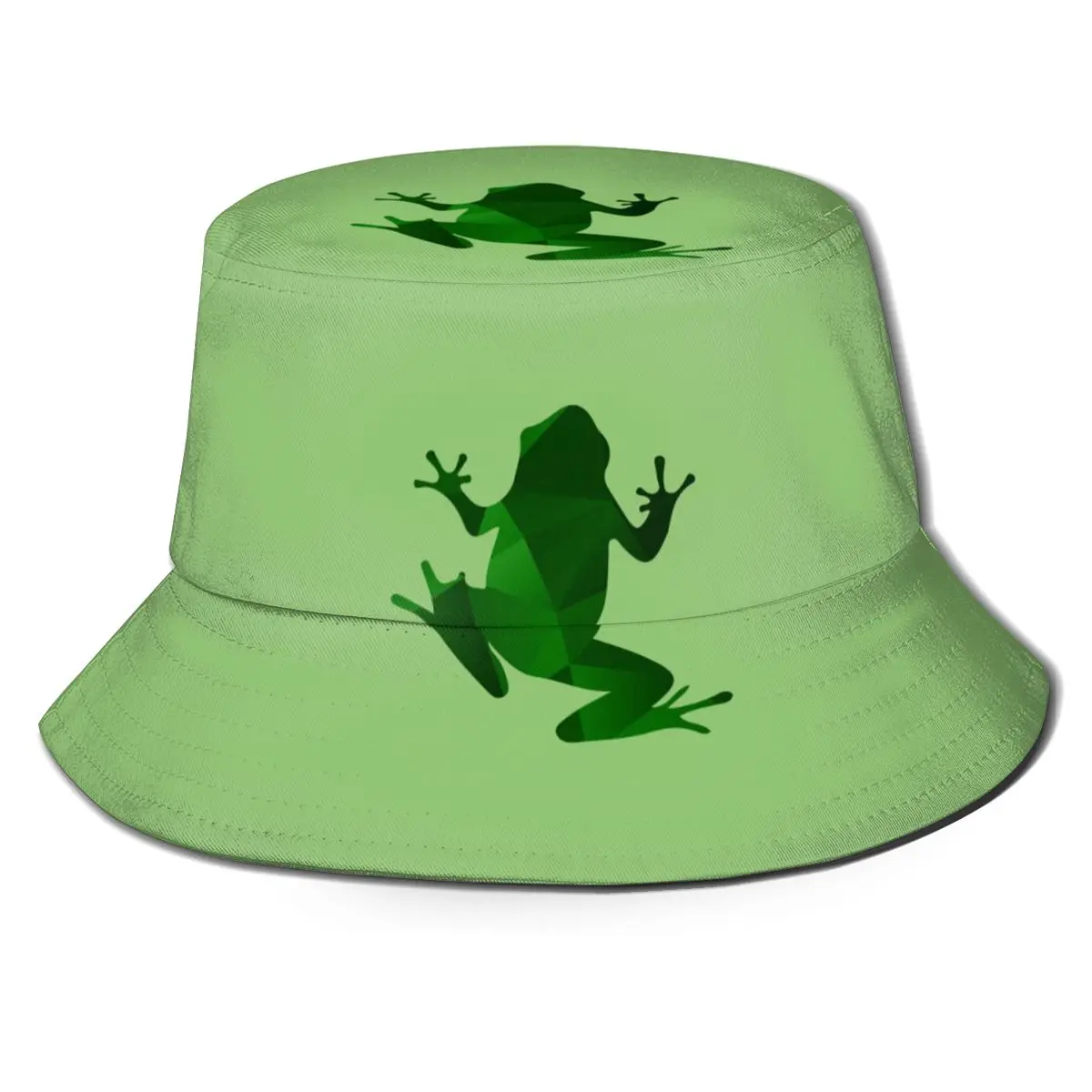 

CINESSD Green Frog Unisex Casual Sun Hat Bucket Hat for Men Women Bob Hip Hop Caps Summer Fisherman Hat Panama