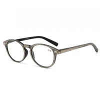 ultralight reading glasses women men round wood natural frame nose pad spring hinges anti blu faitgue 1 1 5 2 2 5 3 3 5 4