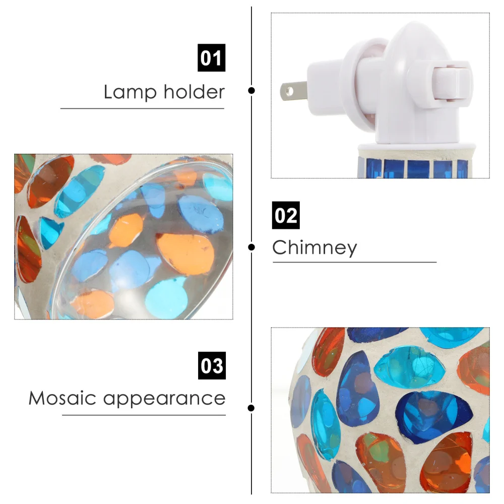 

1pc Aroma Decorative Lamp Home Plug-in Essential Oil Night Light (USA Plug)