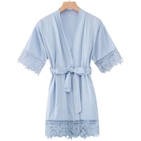 owiter rayon cotton robe with lace robe wedding flower girl robes kids robes child pajamas nightgown dressing sleepwear