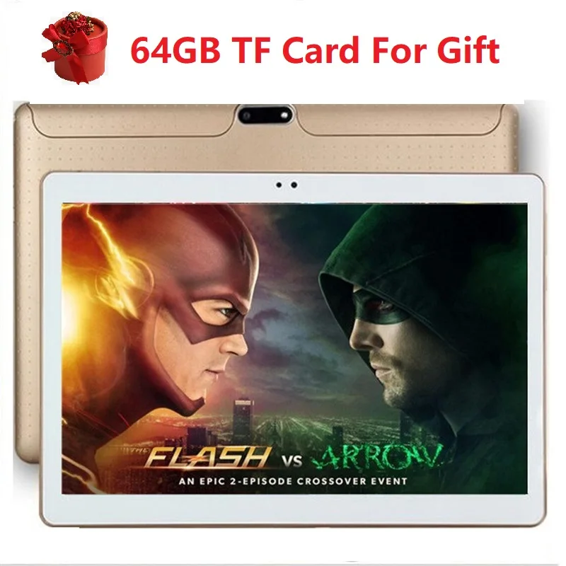 10-дюймовый четырёхъядерный планшет на Android 7 0 планшеты 1280*800 1 ГБ ОЗУ 16 Гб ПЗУ две