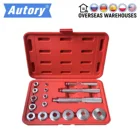 Комплект уплотнителей для автомобильных подшипников, 17 шт., алюминиевый инструмент для ремонта оси инструменты для мастера