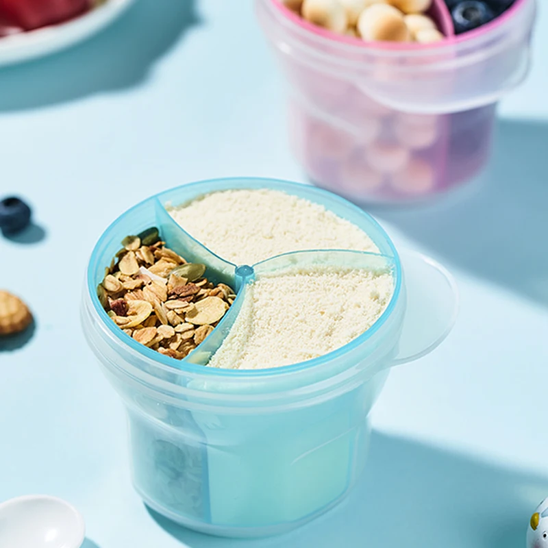 Детский многоярусный вращающийся молочный порошок Детская портативная коробка