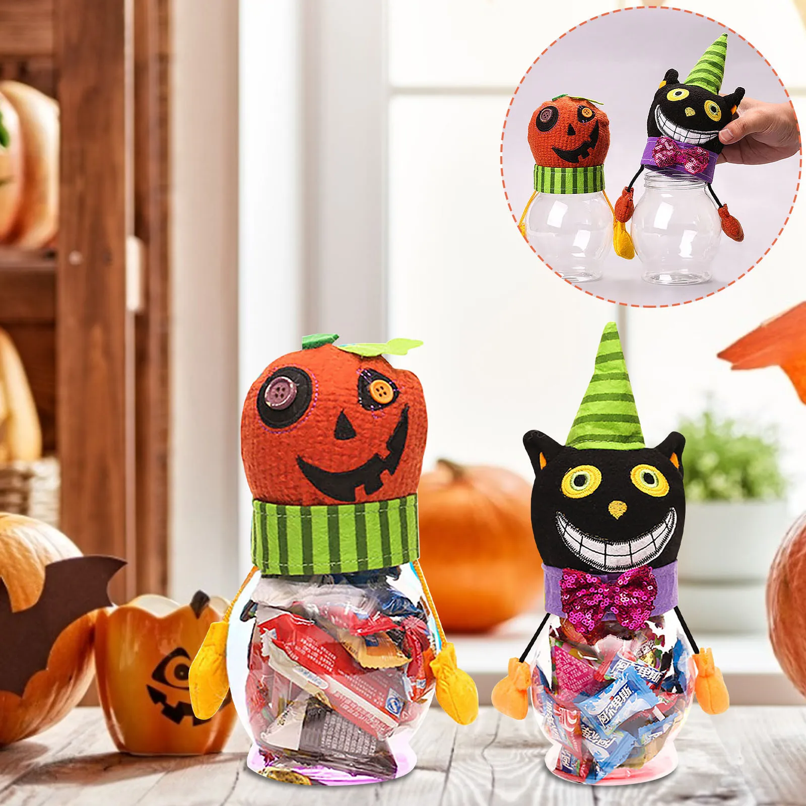 

Children's Gift Candy Bag Halloween Party Costume Props Cloth Handbag decoracion habitacion decoration maison