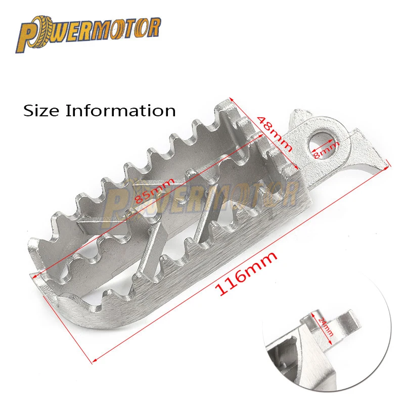 Подножки из нержавеющей стали для мотоцикла подножки Harley Honda Kawasaki Yamaha