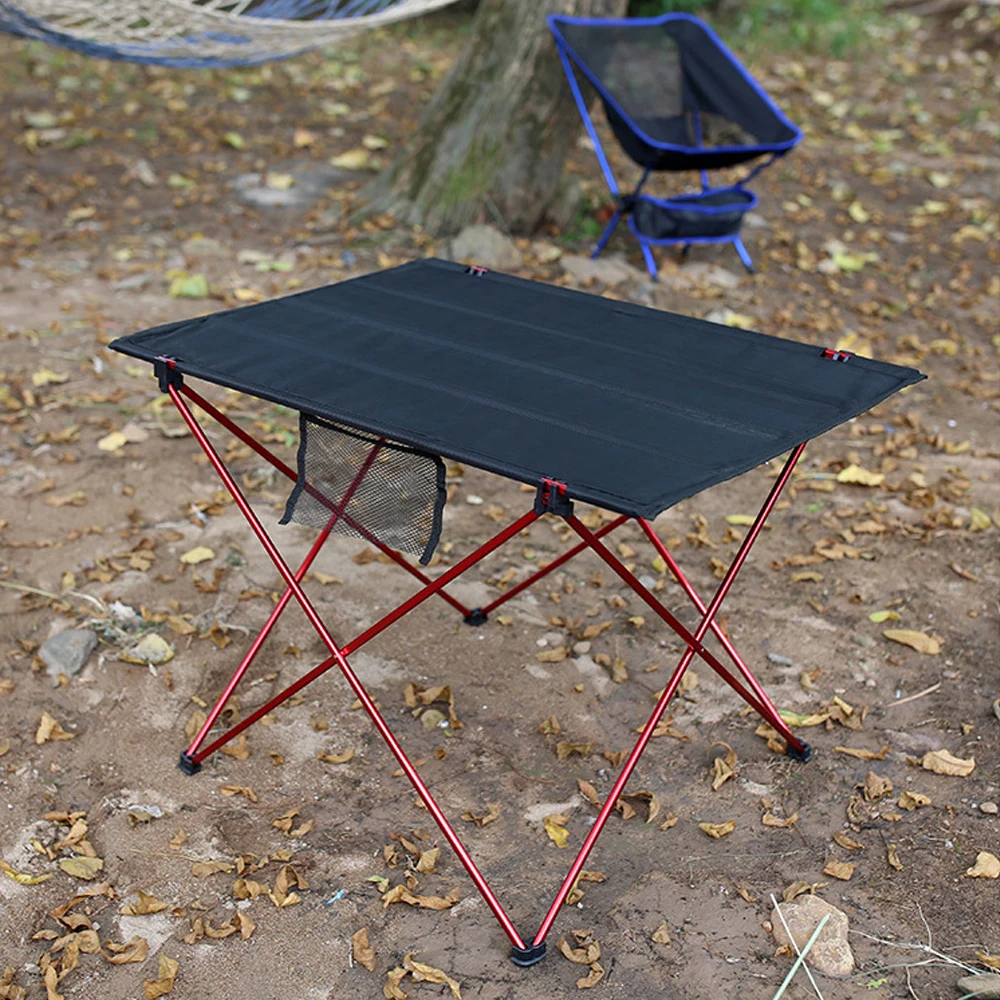 

Camping Folding Table Aluminum Alloy Oxford Cloth Outdoor Hiking BBQ Picnic Portable Ultra Light Foldable Table With Bag