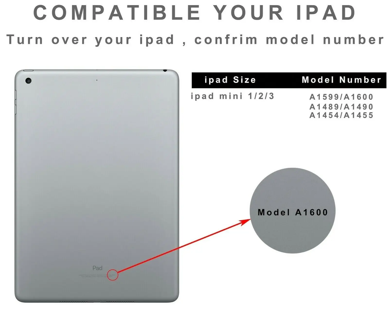 Чехол для беспроводной клавиатуры iPad MINI 3 2 1 с подсветкой пластиковый смарт-чехол