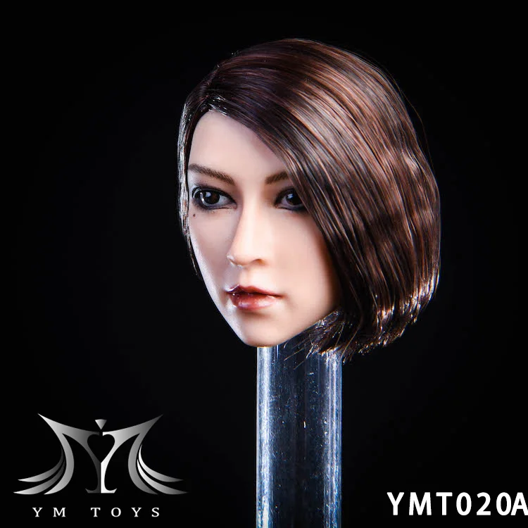 3 типа YMTOYS 1/6 Азиатский голова девушка лепить YMT020 для детей возрастом от 12 дюймов