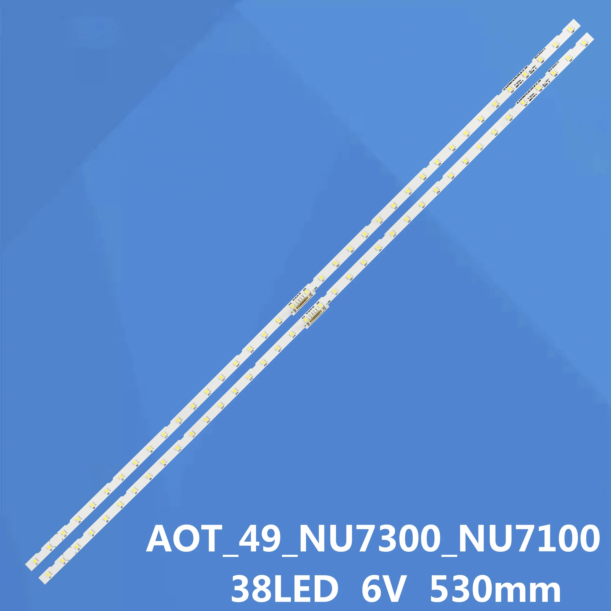 Светодиодная лента для подсветки Samsung 49NU7100 49NU7300 UE49NU7100 BN96-45953A aot_49 _ nu7300 nu7100 sts49081 38