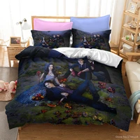 the vampire diaries 3d printed twin full queen king size bedding set soft duvet cover set 23pcs bed linens for home bedroom