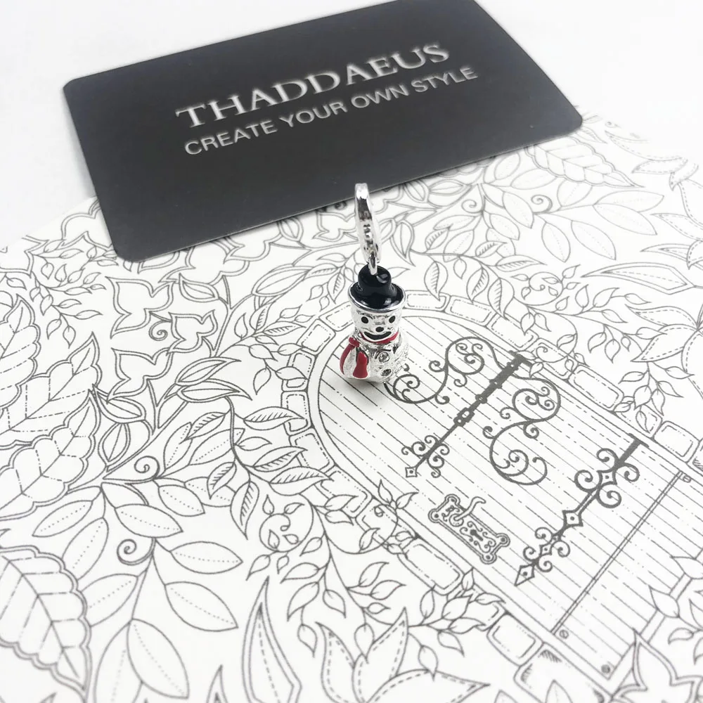 Женский и мужской браслет из серебра 925 пробы с подвеской в виде снега | Украшения