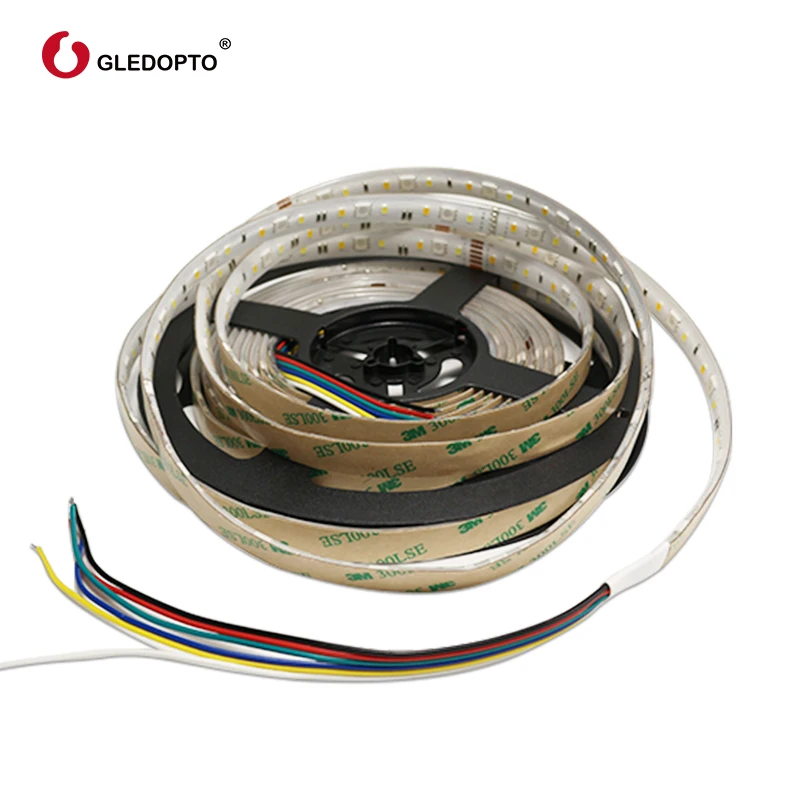 G светодиодный opto RGB + CCT полосы светильник rgb ww/cw DC24V 5 метров IP65 из