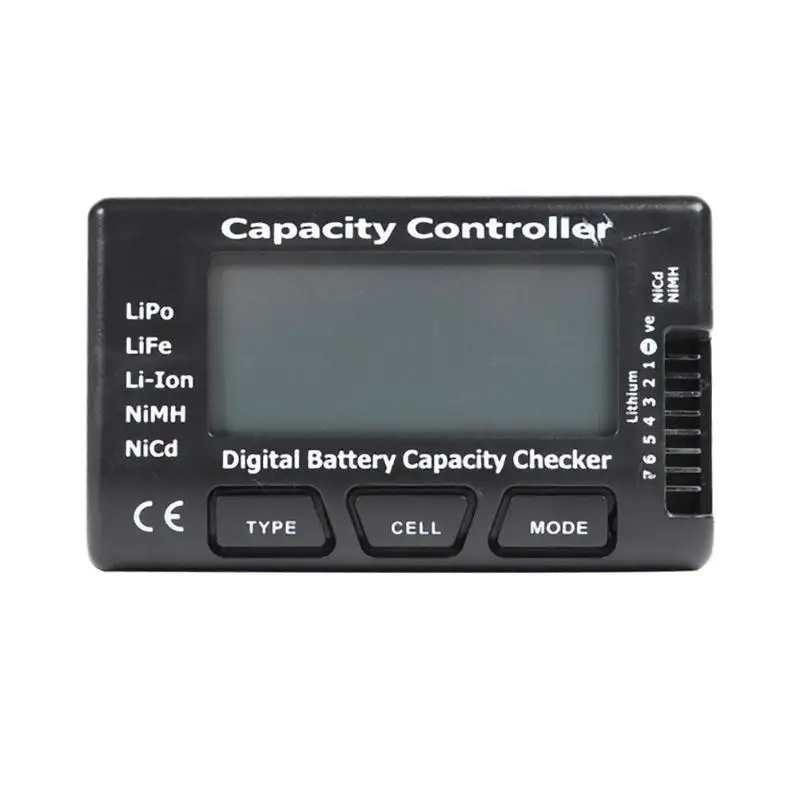 

RC CellMeter-7 Digital Battery Capacity Checker For LiPo LiFe Li-ion Nicd NiMH Battery Voltage Tester Checking Cell Meter