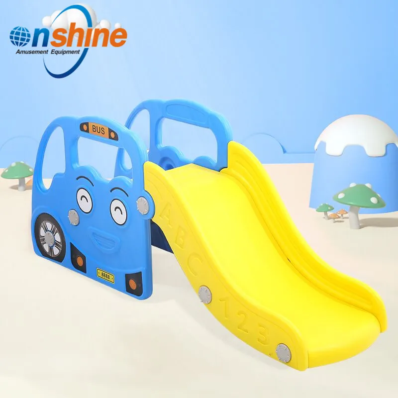Детская горка с автомобилем для малышей домашняя маленьких детей домашний