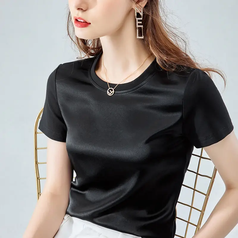 

New Classic quality casual breathable soft summer women's Short Sleeve T-Shirt