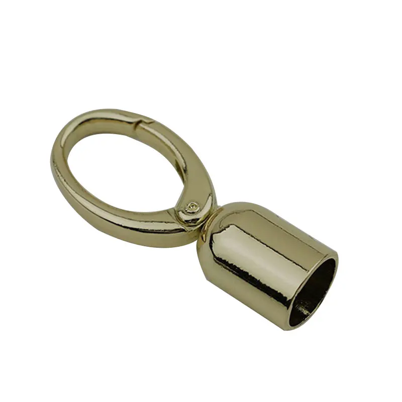 DIY Handbag Decorative Leather Rope/Tassel Bell Spring Opening Bag Hook Hardware Accessories