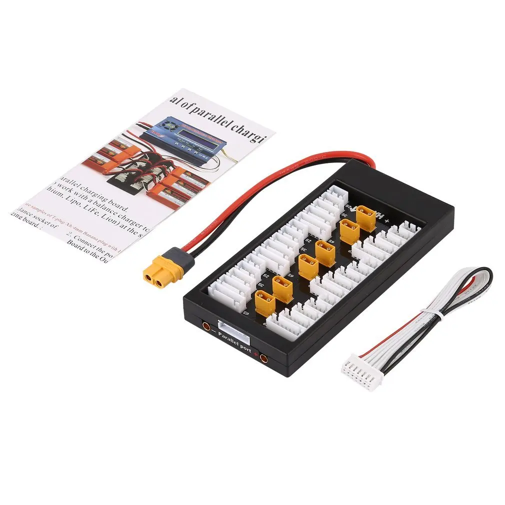 

Плата для параллельной зарядки аккумулятора Lipo XT30 Plug V2 2S-6S 40A для IMAX B8 UN A6 RC Quadcopter