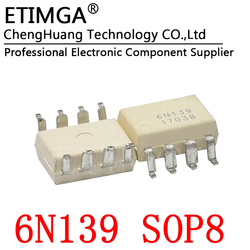 5 шт./лот Оригинал 6N139 6N139SMD SOP-8 высокоскоростная оптопара | Электронные компоненты