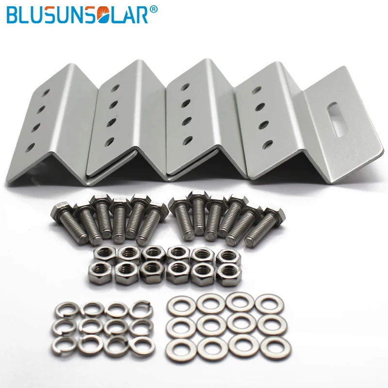 2 комплекта z-монтажа 100% алюминиевые панели солнечных батарей Монтажный