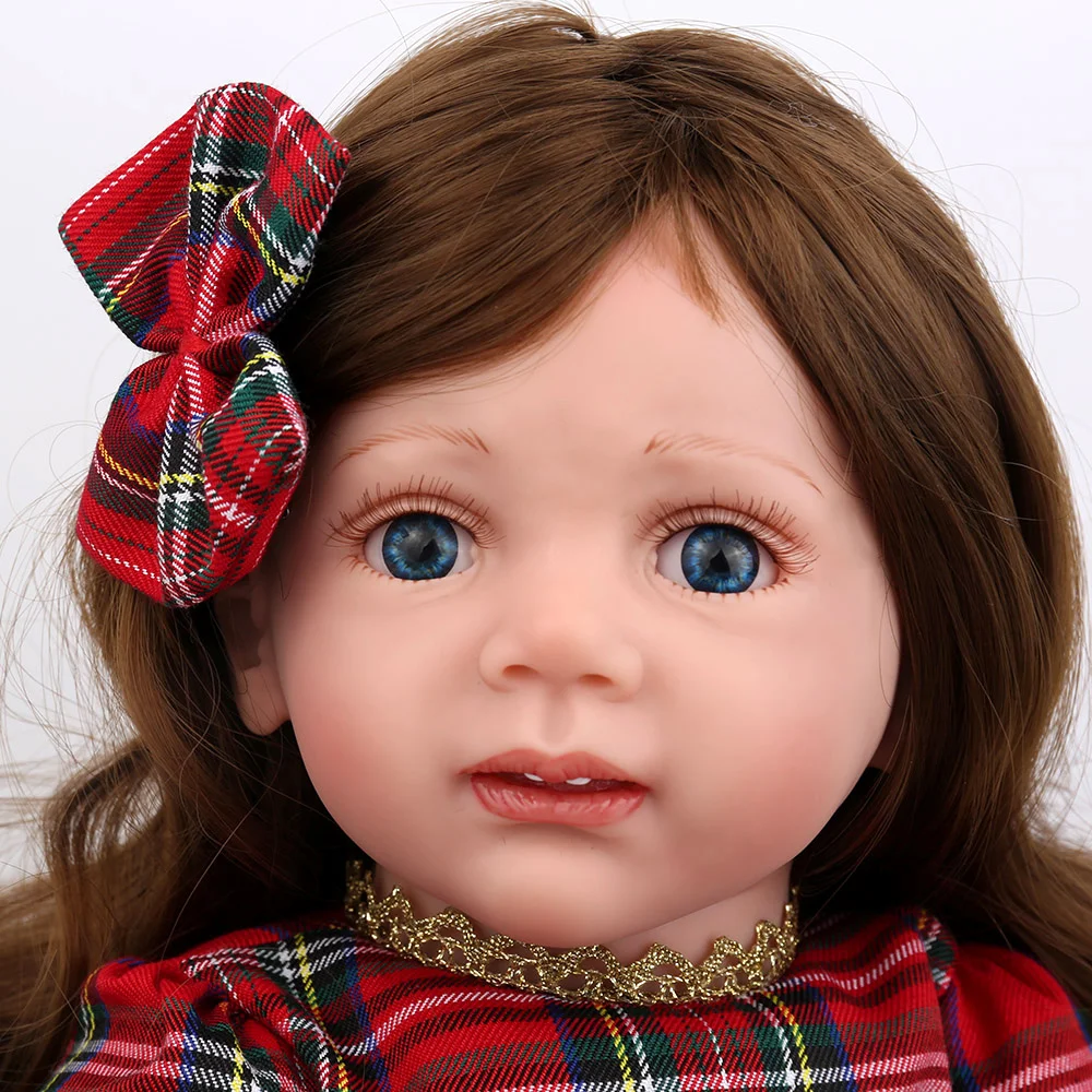 Kaydora кукла в стиле принцессы с длинными волосами малыш реборн силиконовая