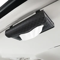 1 pcs car tissue box towel sets car sun visor tissue napkin box holder auto interior storage decoration for bmw car accessories