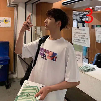 

Personality classic fashion wild tide men's simple short-sleeved T-shirt