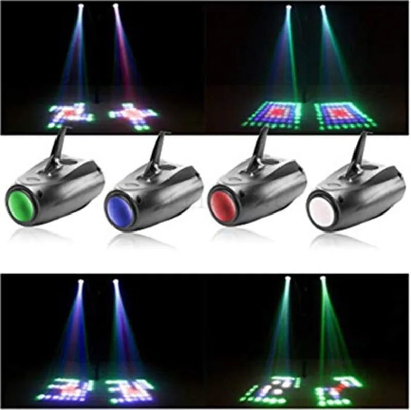 Цветной 10W RGBW паттерн светодиодной сценической подсветки 128/64LED двойной головы воздушного шара проектор лампы света для DJ-вечеринок дискотеки.