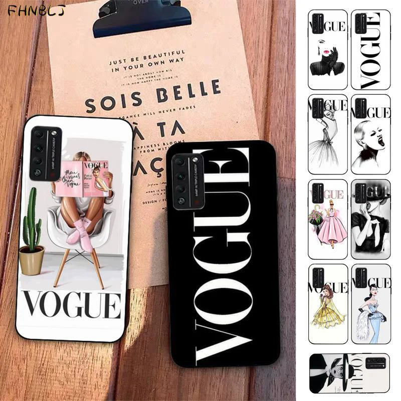

FHNBLJ Brand New More Issues than Vogue Phone Case for Huawei Honor 8 x 9 10 20 V 30 pro 10 20 lite view 7A 9lite PLAY case