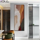 Абстрактная вертикальная версия, декоративная картина для прихожей, гостиной, спальни, от пола до потолка, коридора