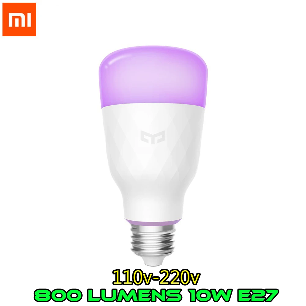 Английская версия для спортивной камеры Xiao mi Yeelight Смарт светодиодный лампы