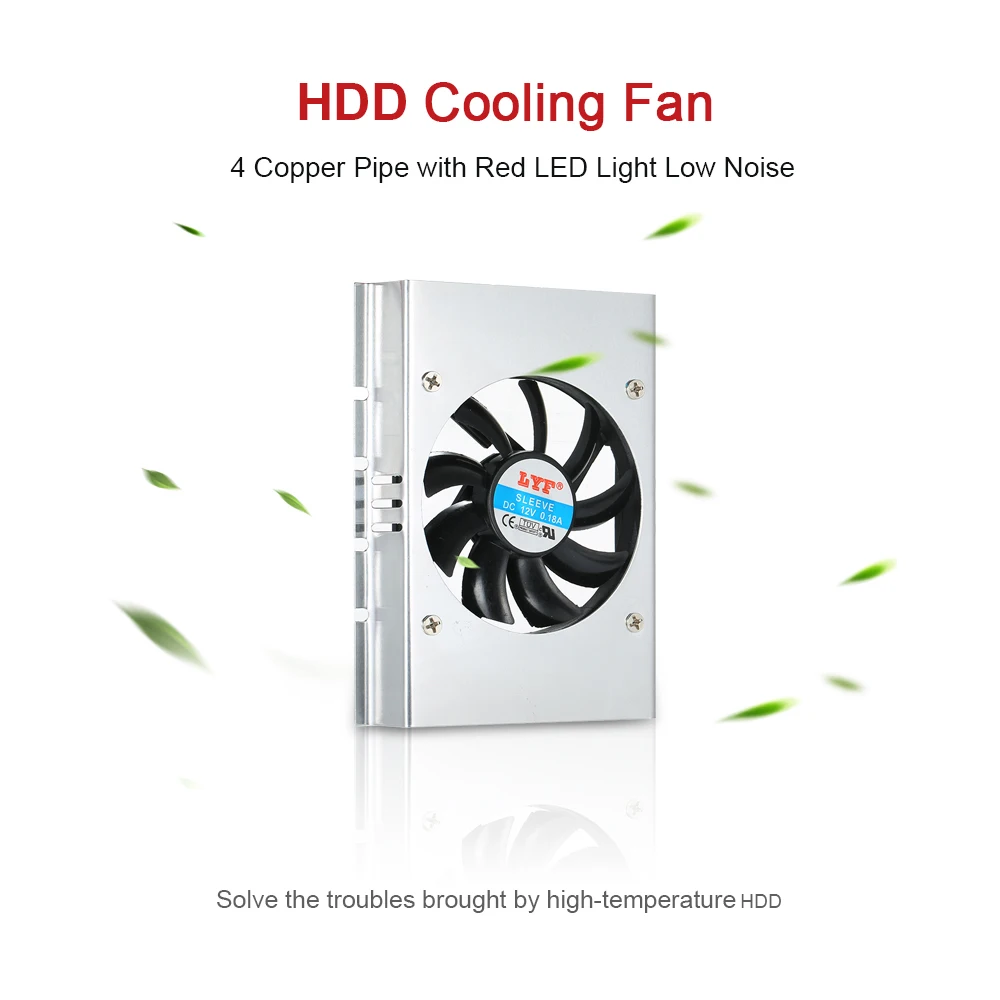 4 pin на жестком диске Вентилятор охлаждения HDD кулер для жесткий диск с драйверами