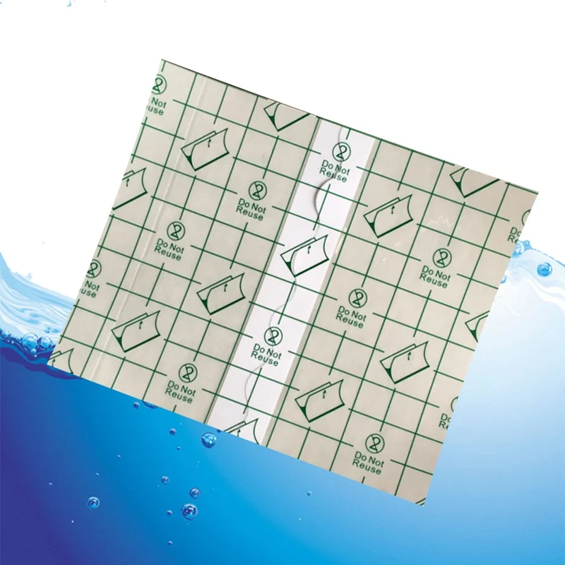 

100 Pcs/Set Transparent Tape PU Film Adhesive Plaster Waterproof Anti-allergic Medicinal Wound Dressing Fixation Tape